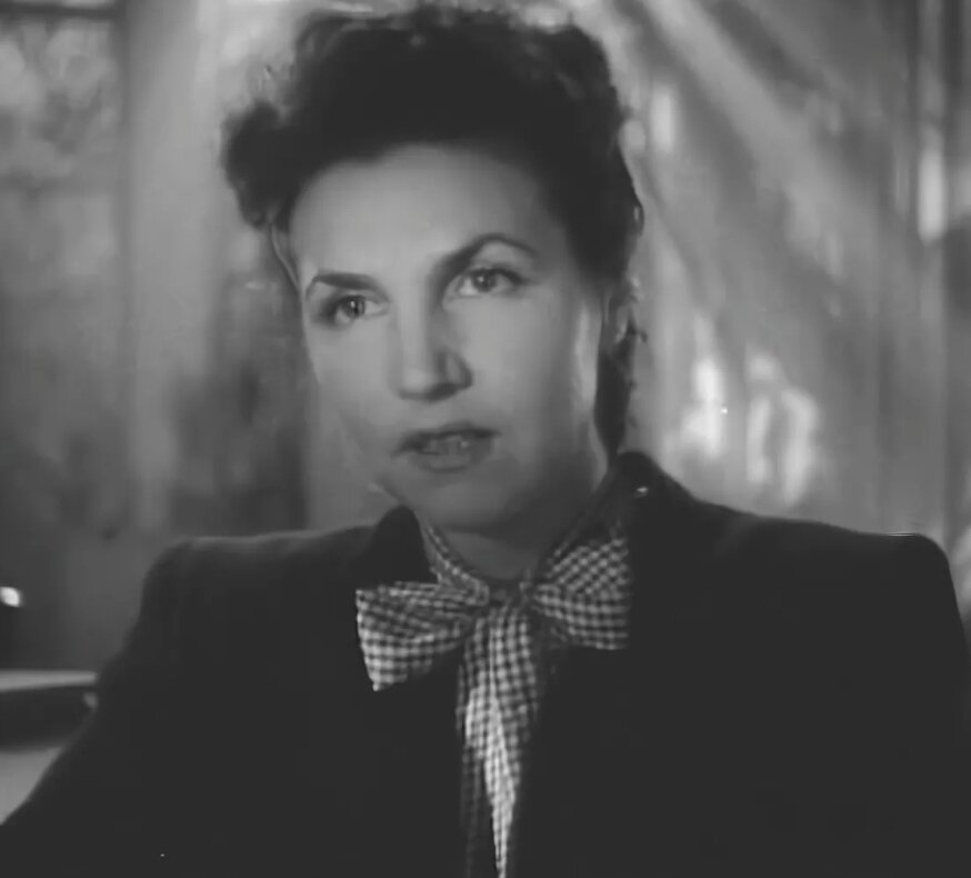 Тамара Макарова в фильме "Первоклассница",1948 год, Источник: Яндекс картинки
