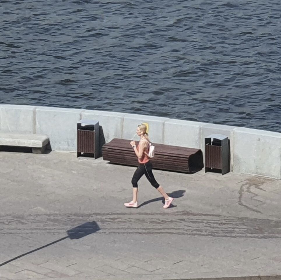 Первый день бега – провожала вся семья