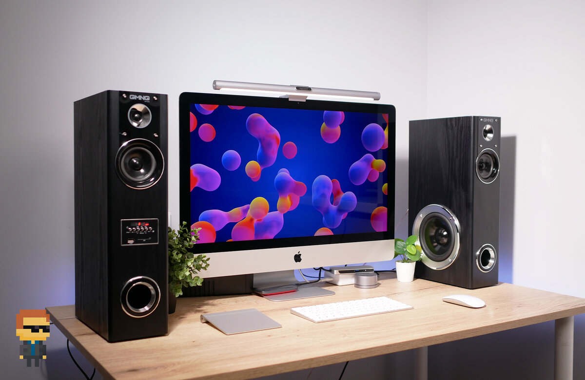 GMNG OK-703 и огромный iMac 27"