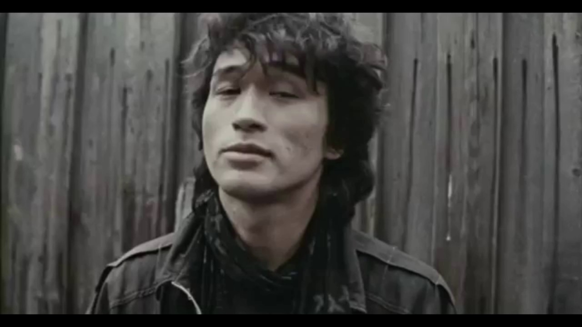 кадр из фильма, "Игла",1988 год режиссёр Рашид Нугманов