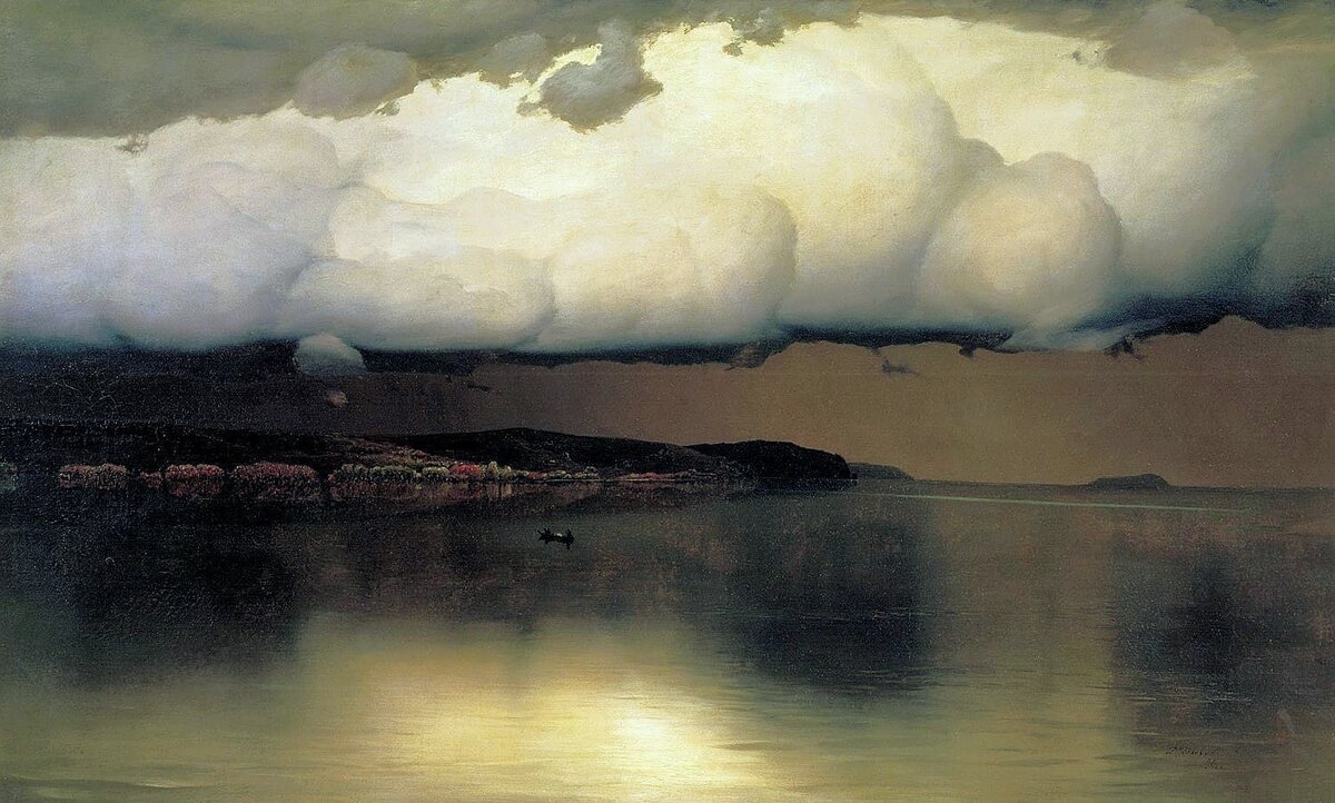Н.Н. Дубовской. «Притихло» (1890)