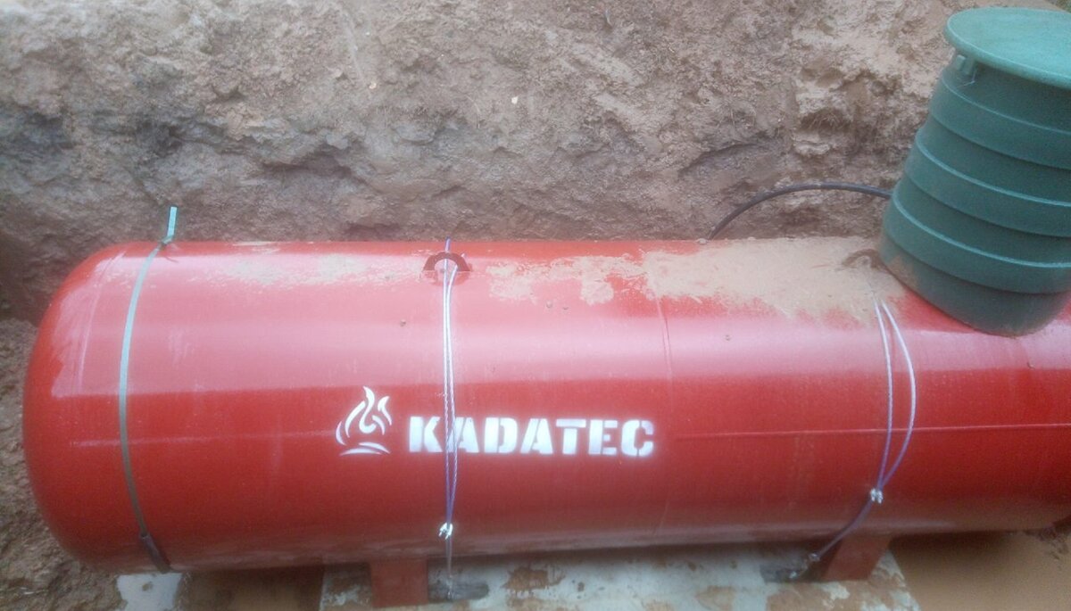 Установка газгольдера