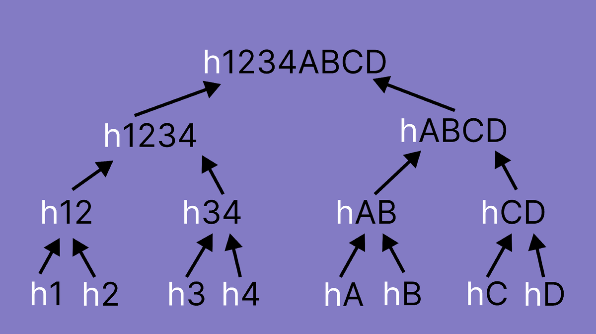 Деревья Меркла. Схема