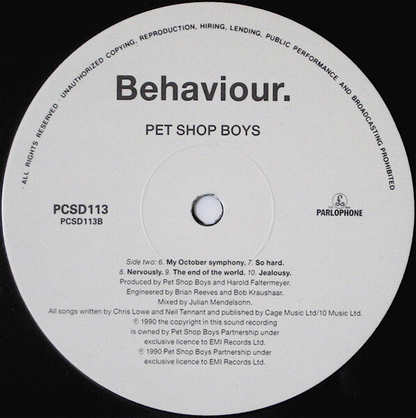 Pet shop boys текст