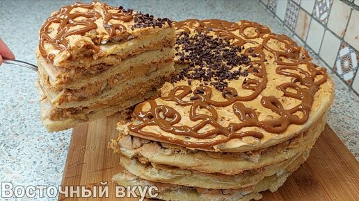 ореховый торт с грецкими орехами и сгущенкой рецепт | Дзен