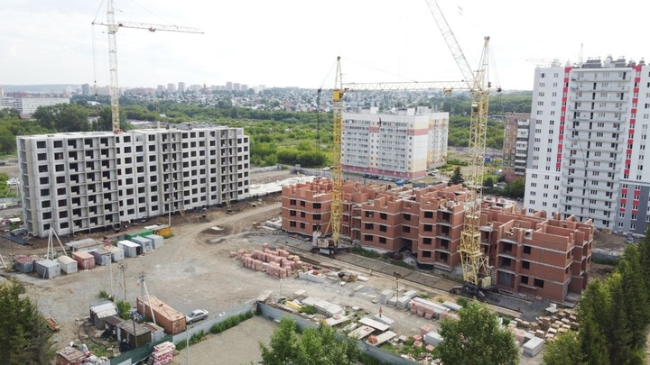 В Кузбассе в 2022 году сдано более 780 тысяч квадратных метров жилья. Фото: Министерство строительства Кузбасса 
