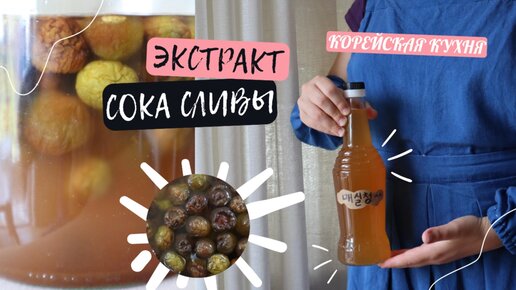 Корейский Домашний Экстракт Сока Сливы Рецепт