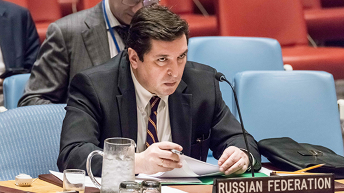 Представитель  МИД РФ по ближневосточному урегулированию Владимир Сафронков.