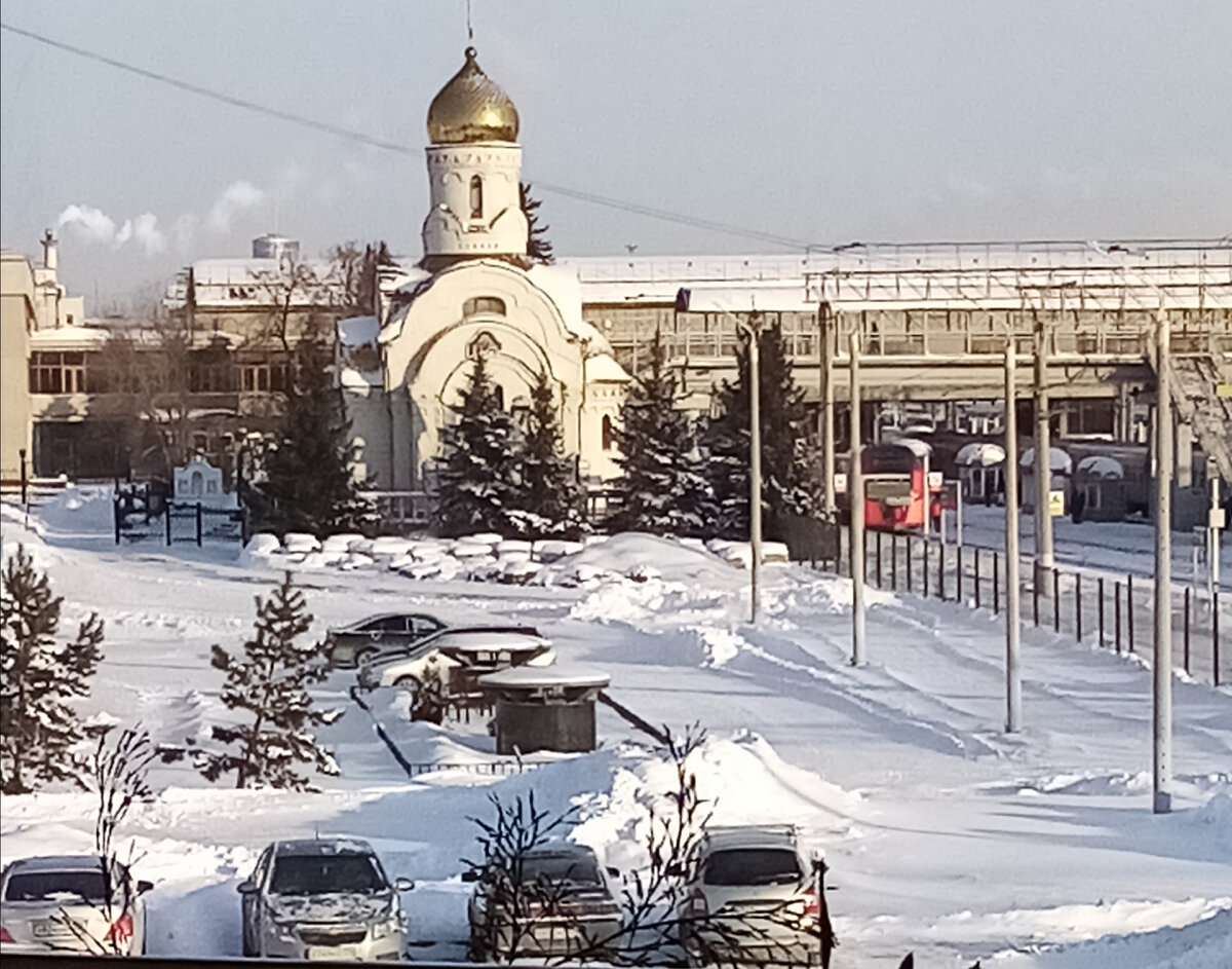 На вокзале Челябинск (все фото автора). 