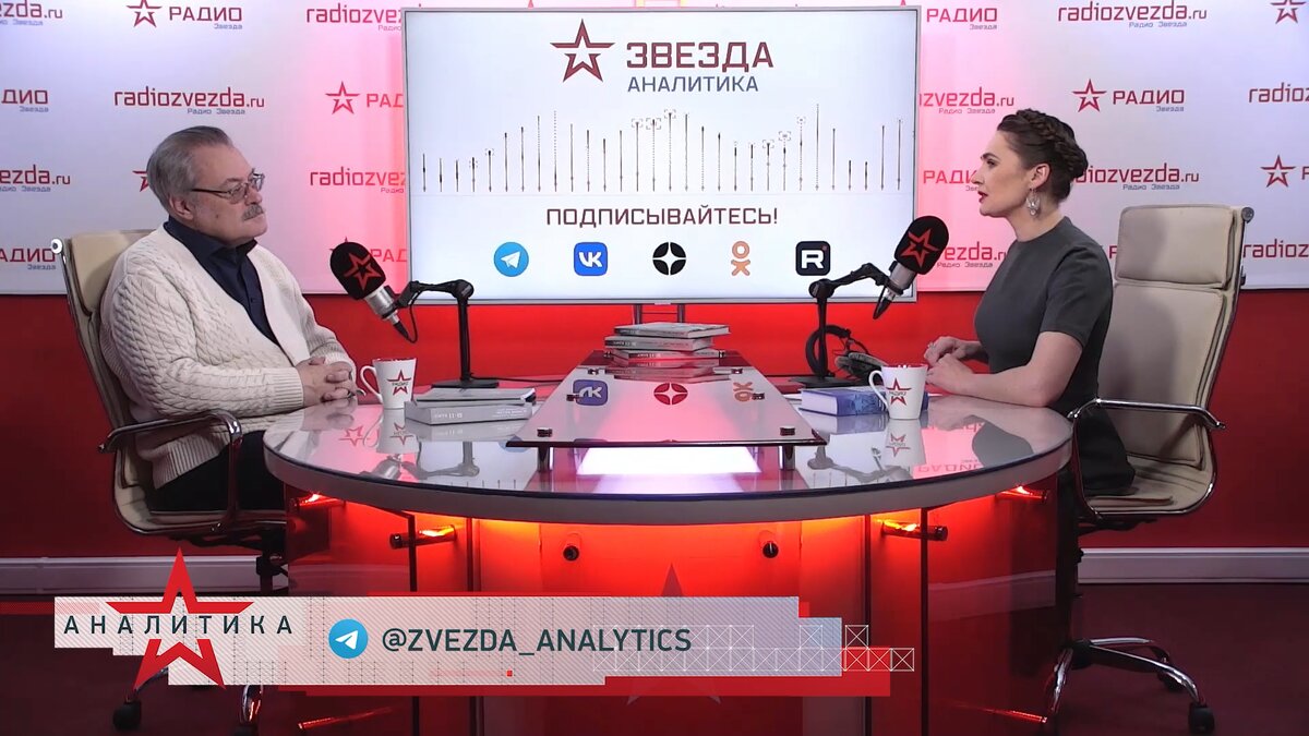 Сергей Перевезенцев, профессор, доктор исторических наук в программе «Стратегия национальной безопасности» с Анной Шафран на радио «ЗВЕЗДА»