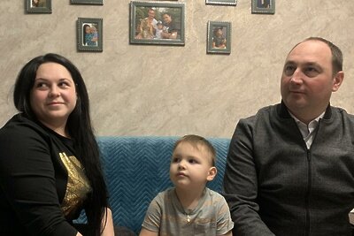    В Ступине поздравили с двойным днем рождения семью мобилизованного ©Андрей Семибратов, ГАУ АИС «Подмосковье»