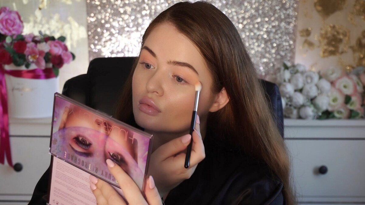 Скриншот из нашего совместного видео с Sephora