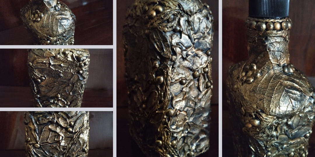 Декупаж бутылки для начинающих