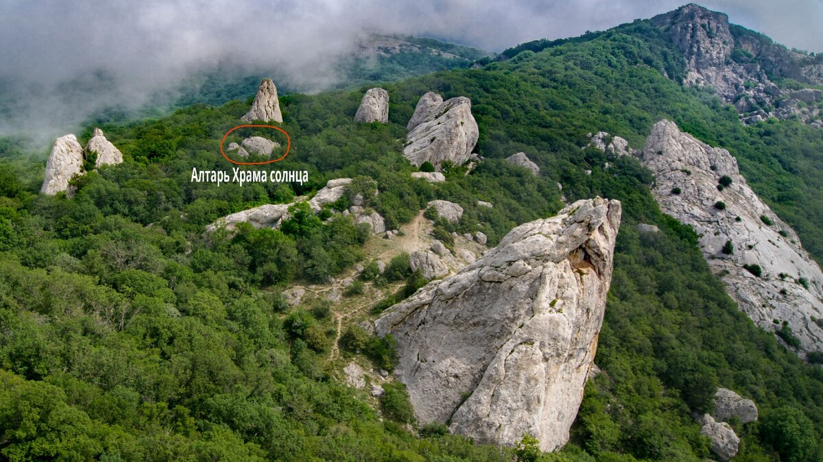 Крымский Стоунхендж храм солнца