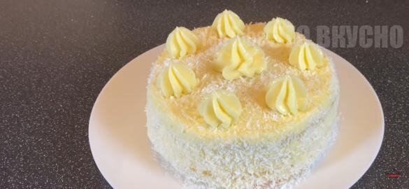 Вкусный домашний тортик 