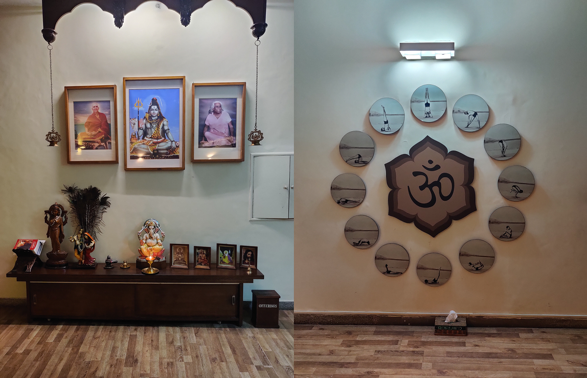 Один из залов школы