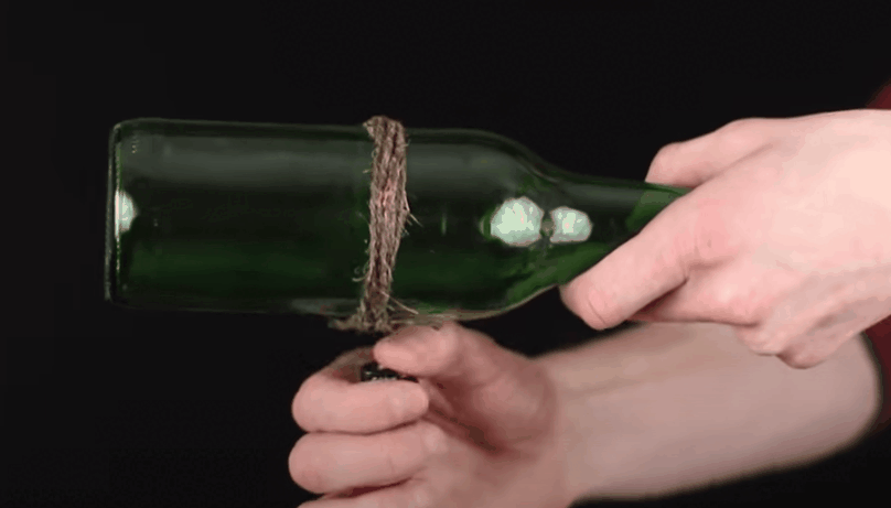 Горение бечёвки