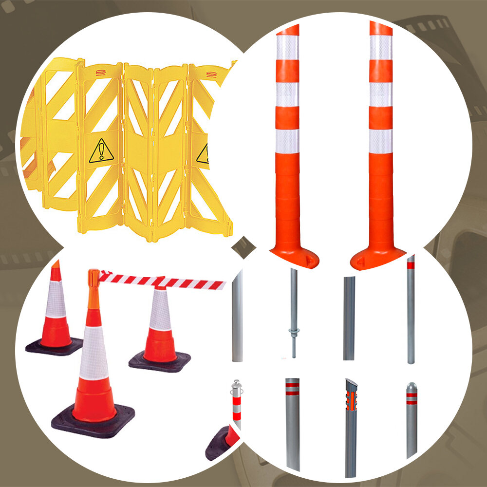 Виды дорожных ограждений.