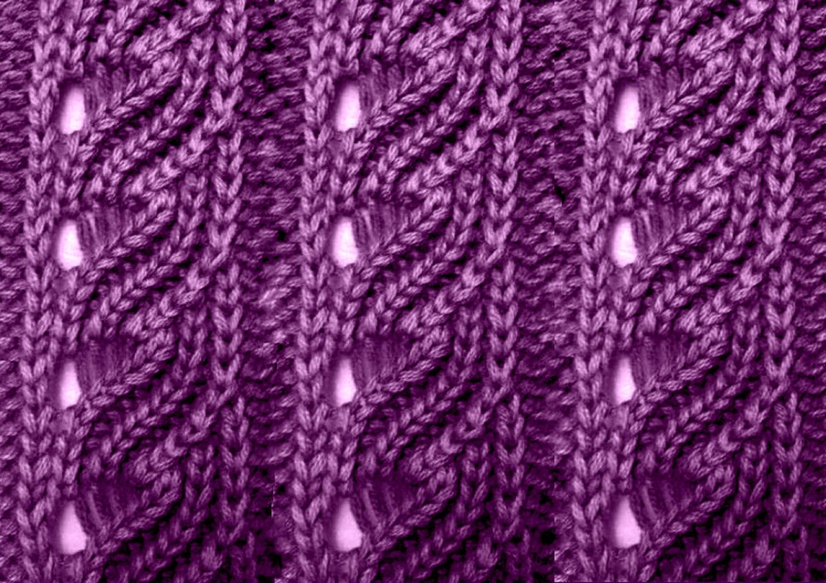 Ажур №1 и схема узора к нему. Листайте галерею, чтобы посмотреть схему ☺