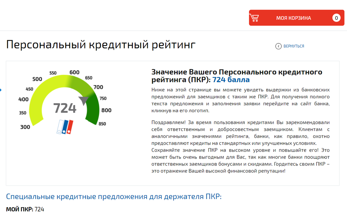 оказывается, я на ооочень хорошем счету у банков. 