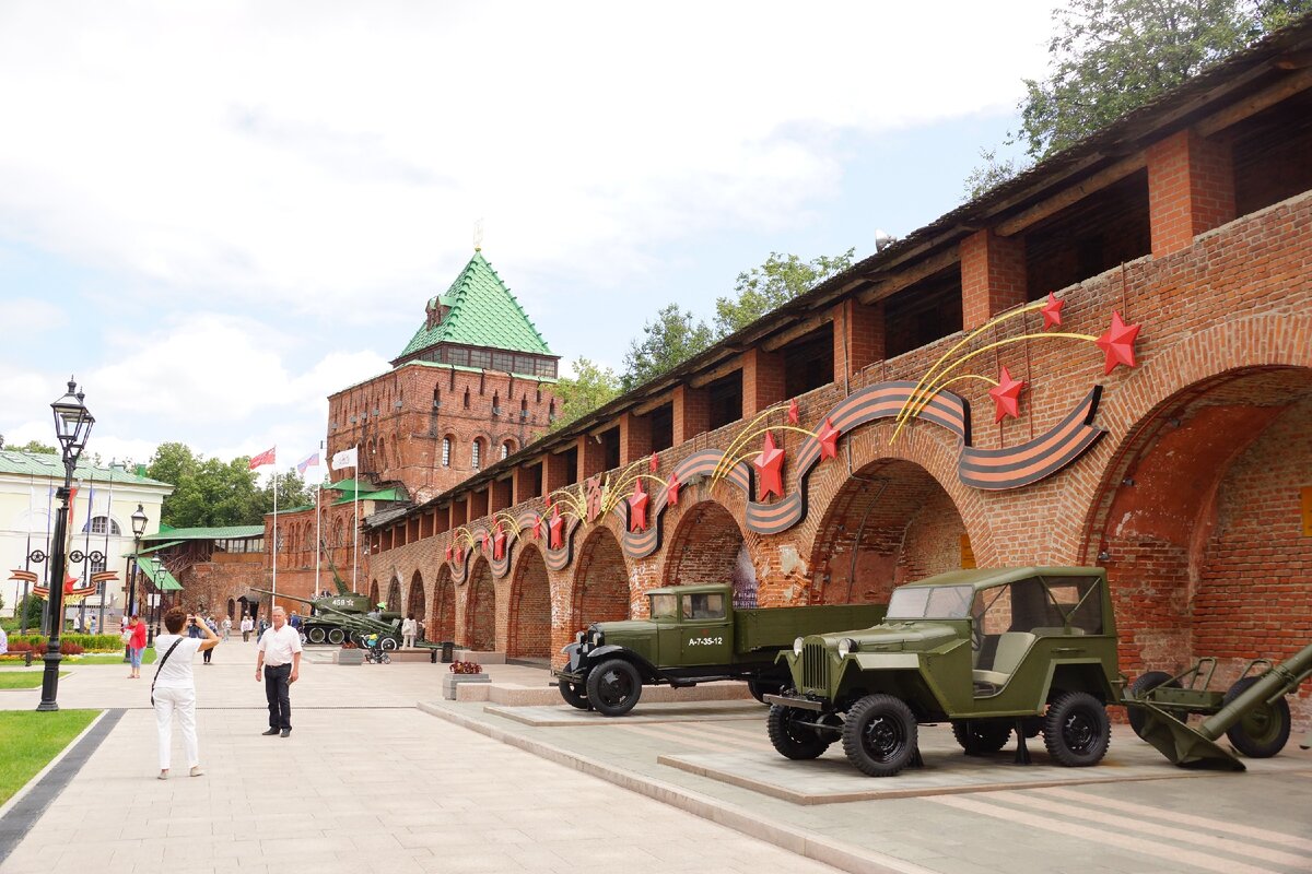 Нижегородский кремль танк из фотографий