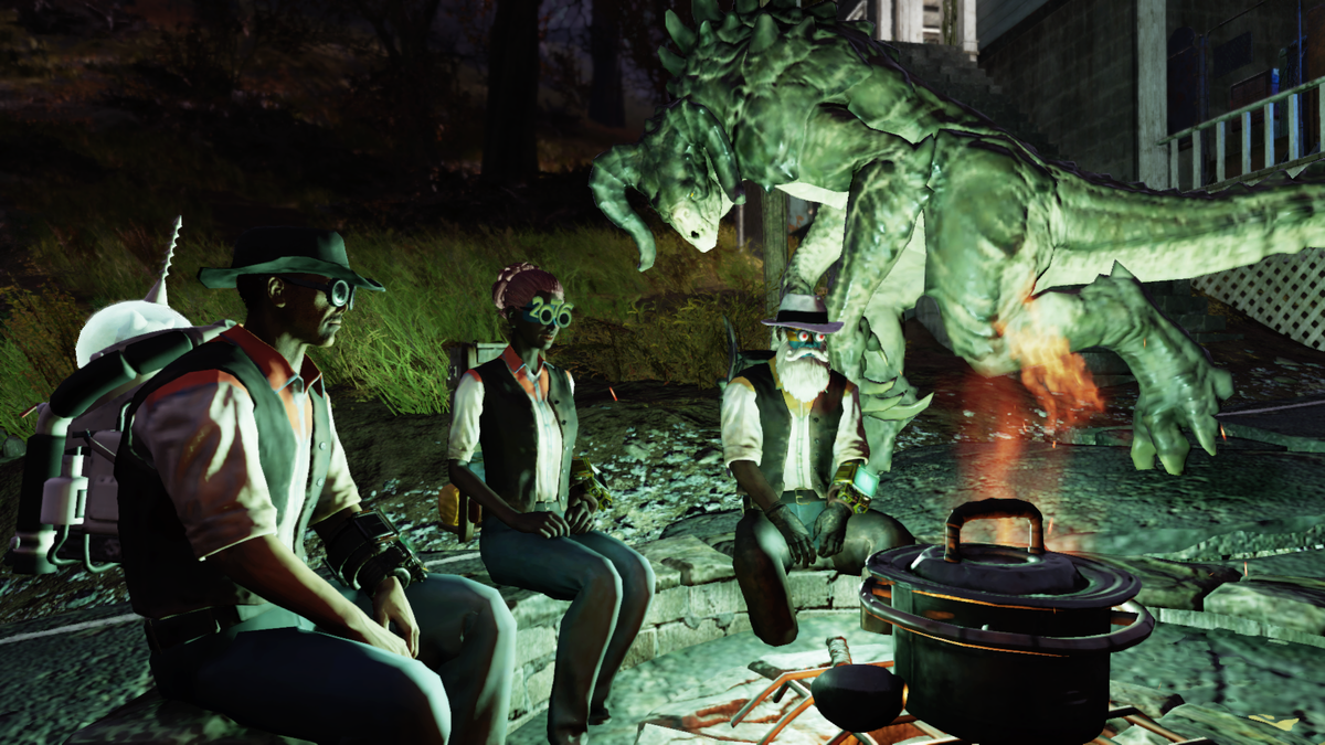 Эх ... помните, раньше в кампах зверушки водились 