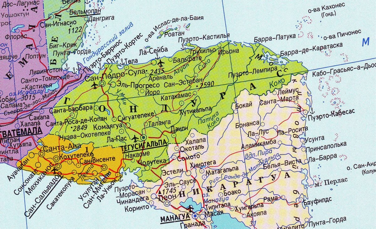 Как выглядит столица на карте