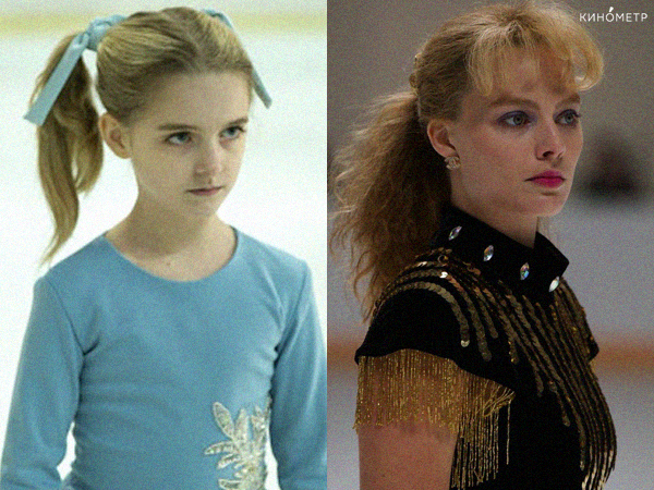 Маккенна Грейс и Марго Робби в роли Тони фильме «Тоня против всех»