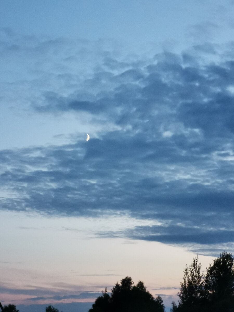 Летнее вечернее небо 