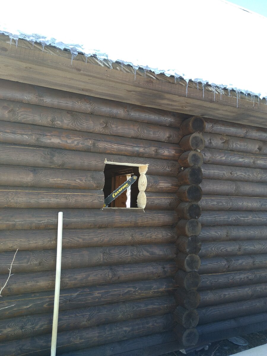 Пропиливаю узел