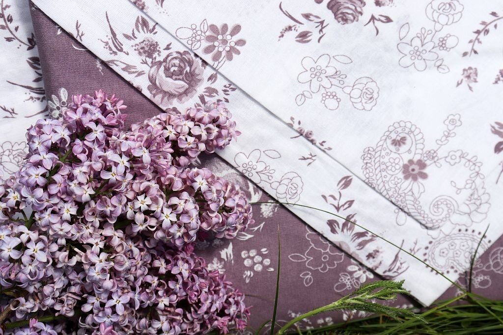 Комплект постельного белья Евро | Сладкая сирень