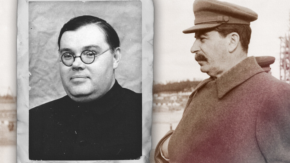 Александр Щербаков и Иосиф Сталин (с) Архивное фото, Russia Beyound