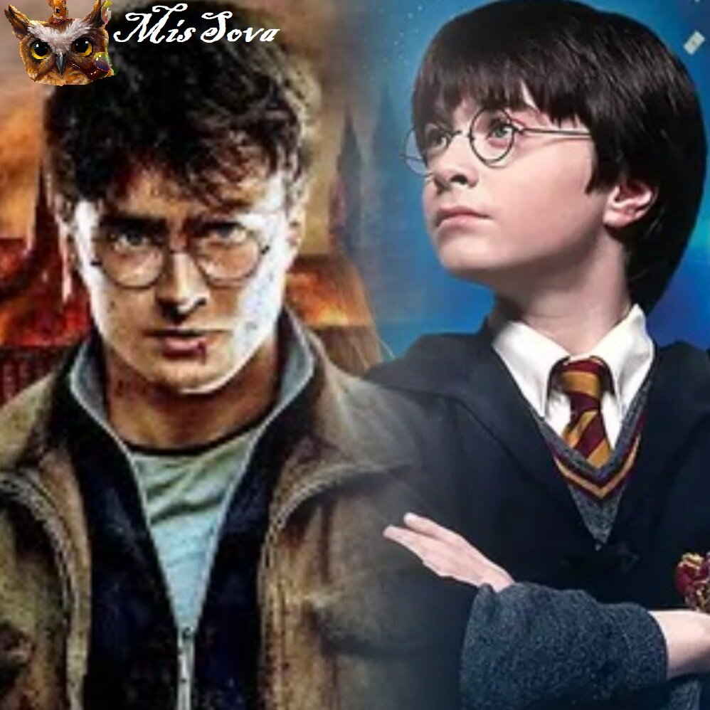 Что-то меняется, что-то остается неизменным, Гарри Поттер - навсегда. Коллаж авторский 