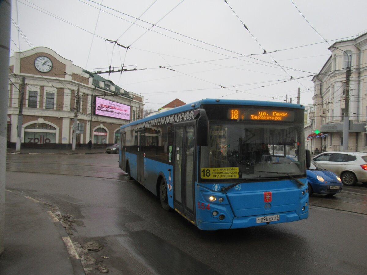 Городской транспорт тула