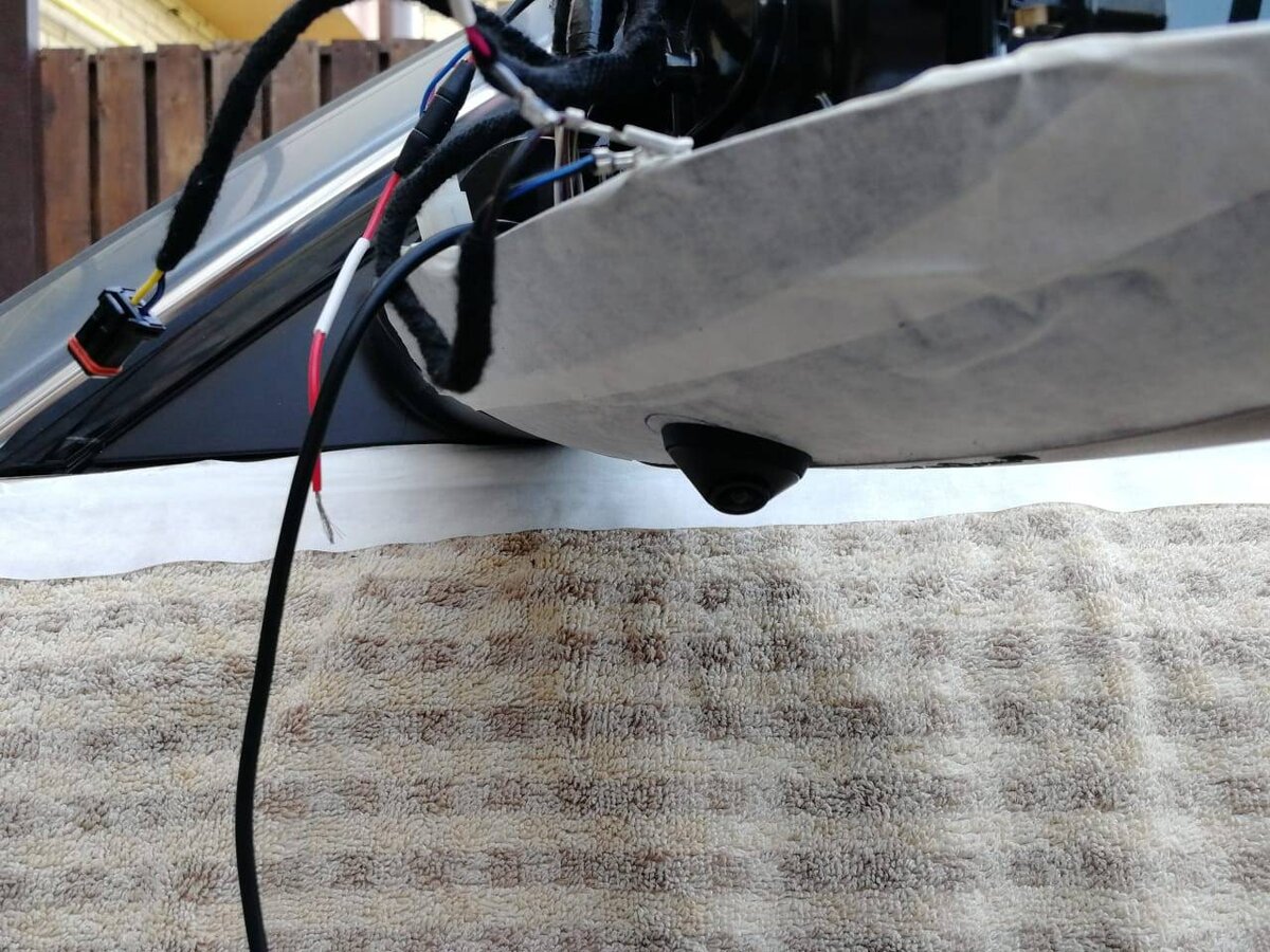 Установка системы кругового обзора на AUDI A6 