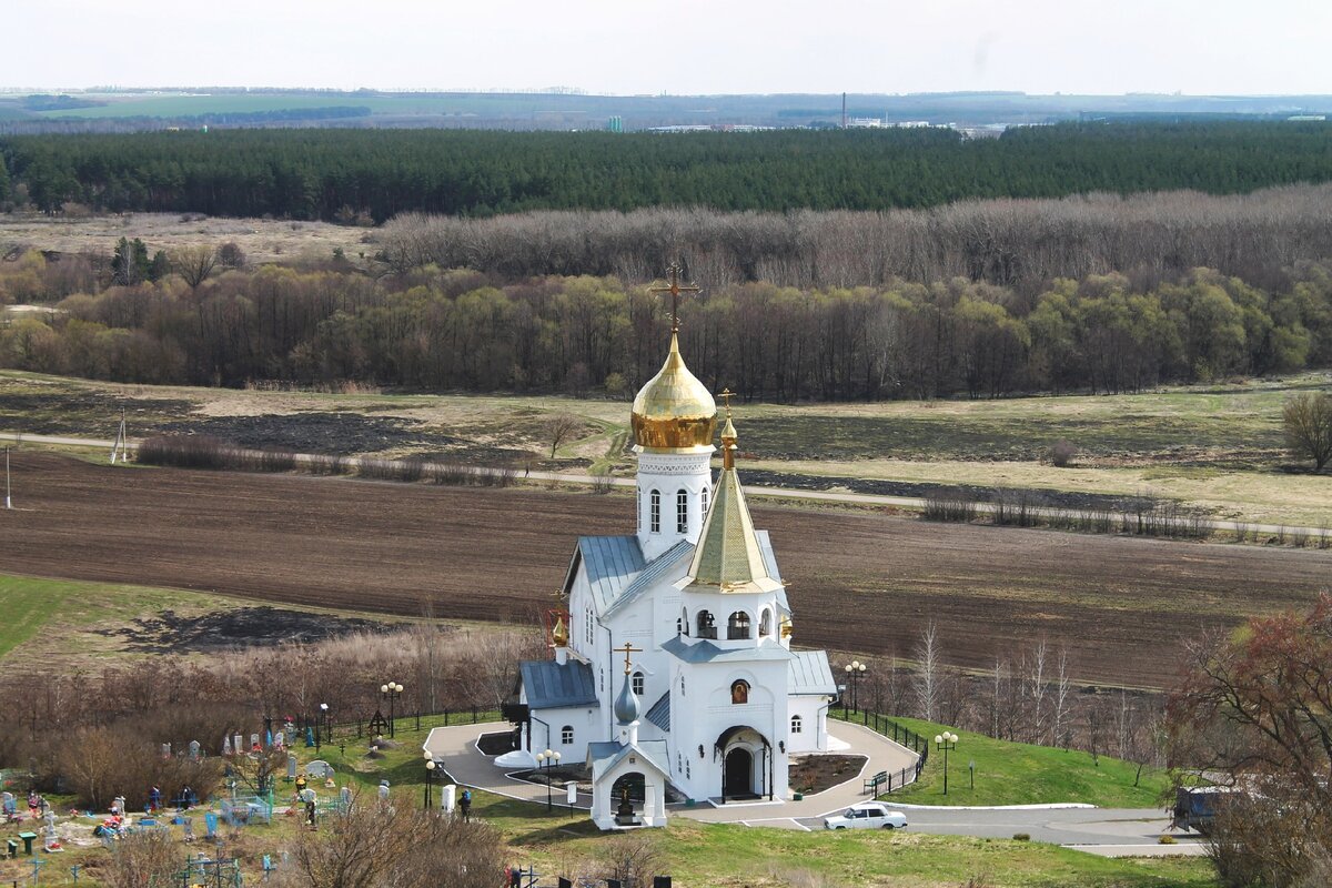 Храм Донской иконы Божьей Матери в с. Холки Чернянского района 