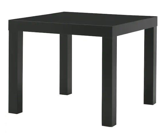 Столик ЛАКК из IKEA - low-code из 1979 года. Фото с сайта IKEA.