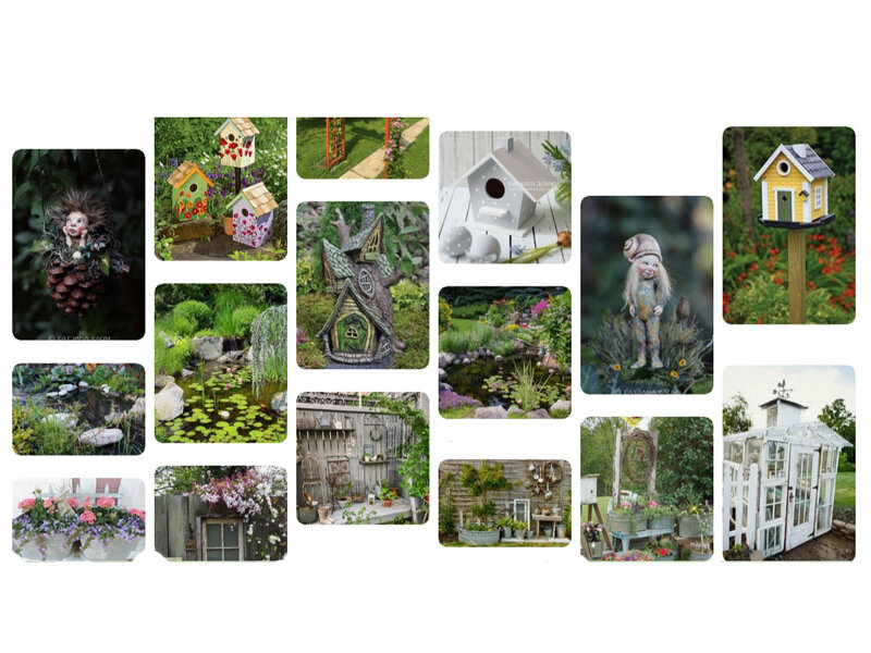 Подборка идей для раскрытия замысла сада в проекте
