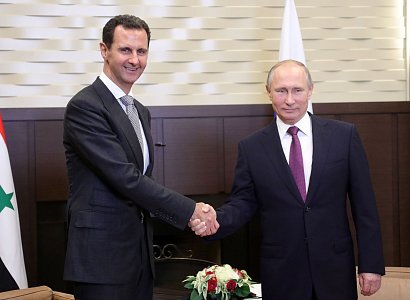 Владимир Путин и президент Сирии Башар Асад
