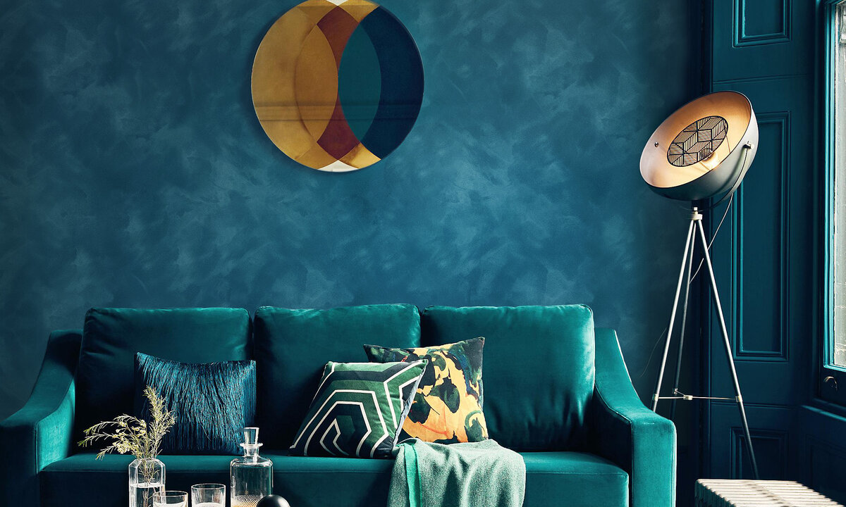 Материал Decorazza Seta в интерьере