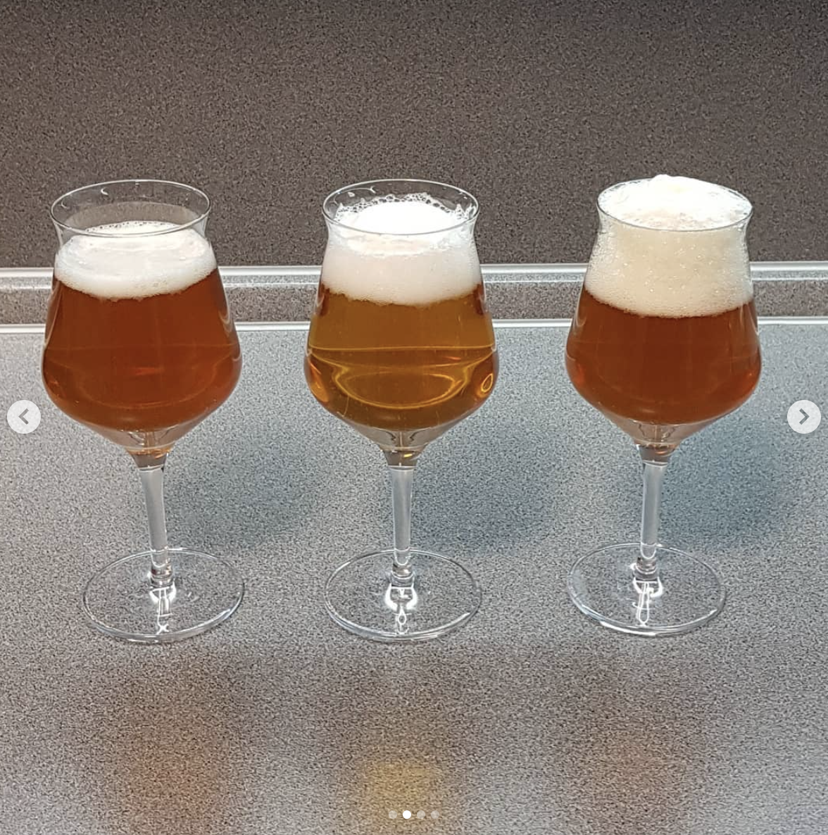 Слева направо: Hertog Yan, Petrus Tripel, Piraat 3 Tripel 