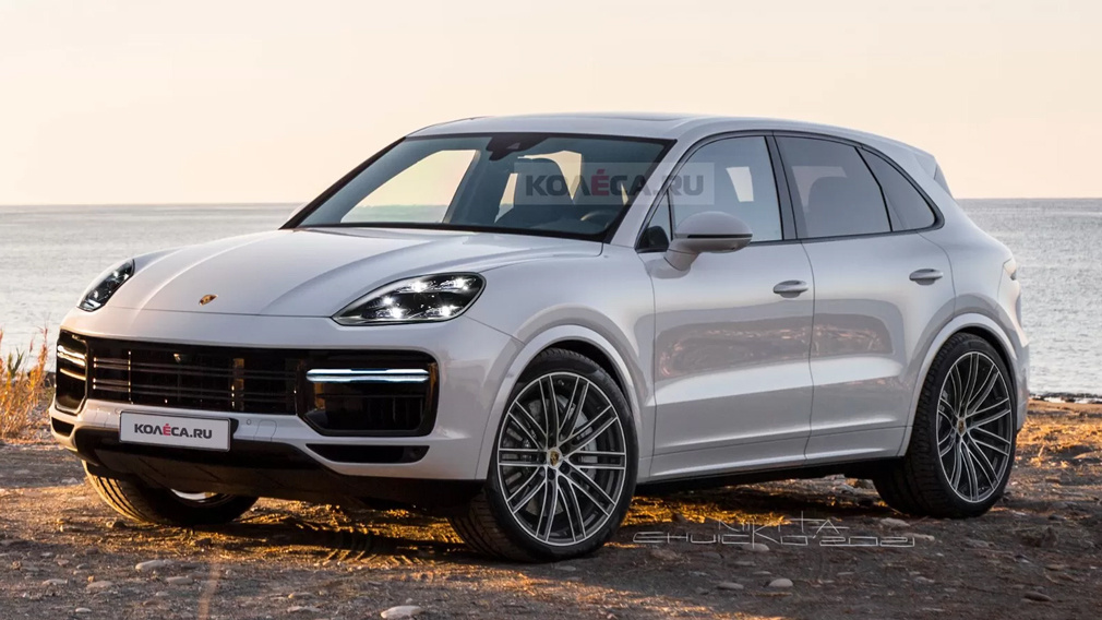 Рендер нового Porsche Cayenne, фото: Колёса.ру