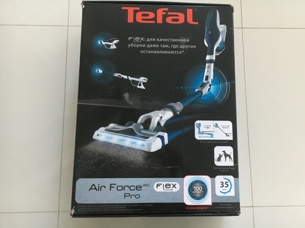 Tefal беспроводной пылесос x force flex 9.60