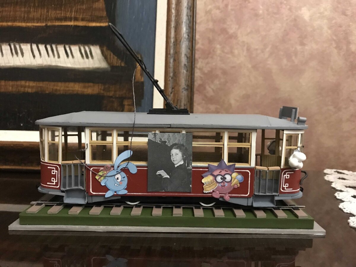 Модель вагона "МС-1, изготовлена под заказ, фото Марина Ланда