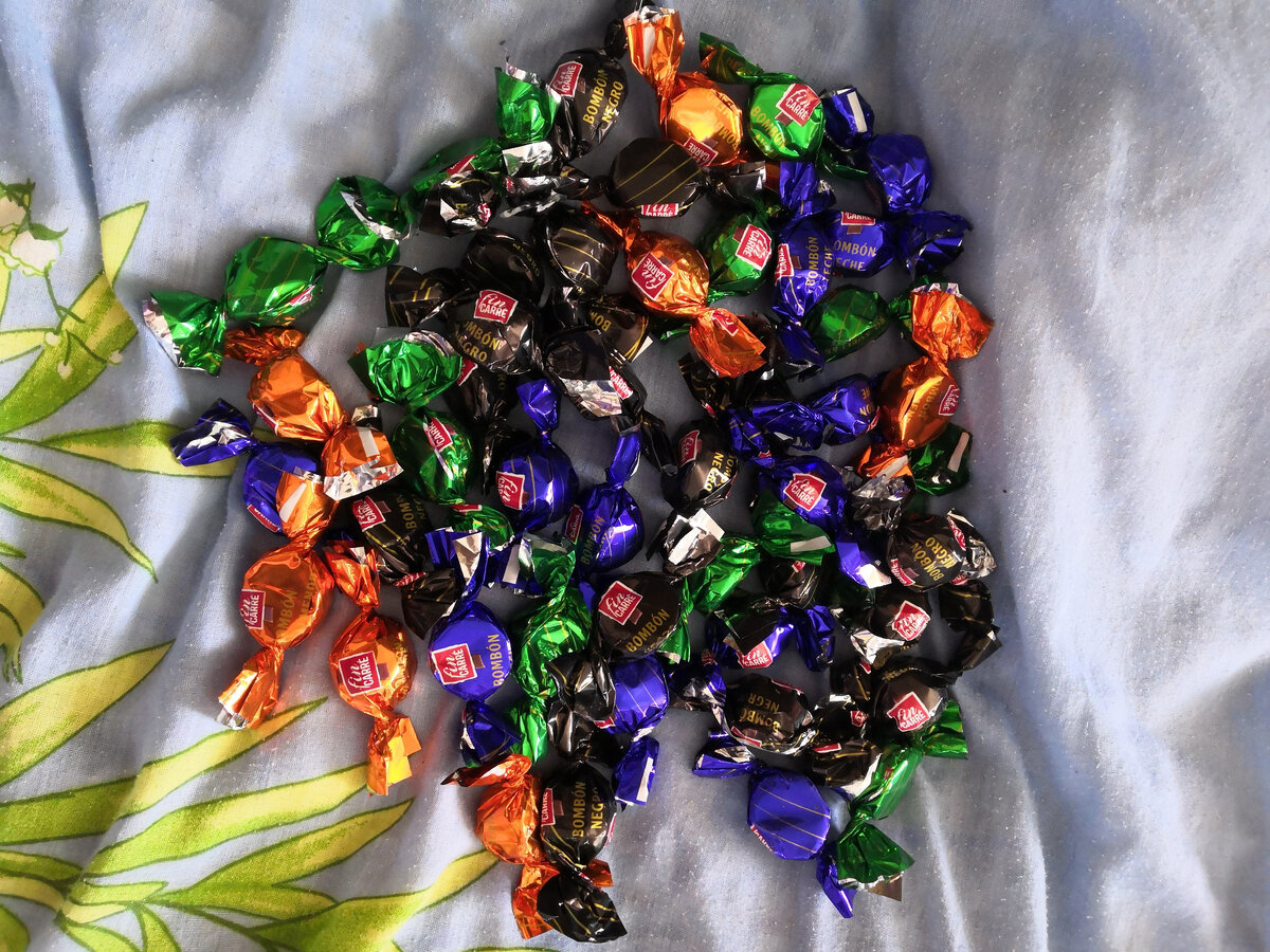 Столько конфет внутри