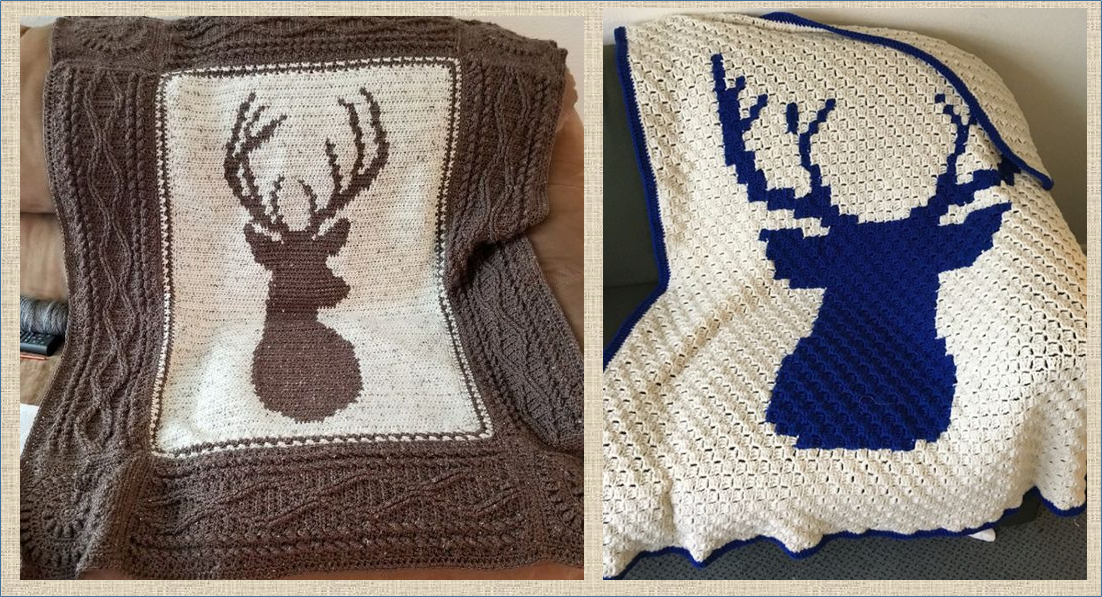 Женский свитер с оленями: схема вязания спицами и описание