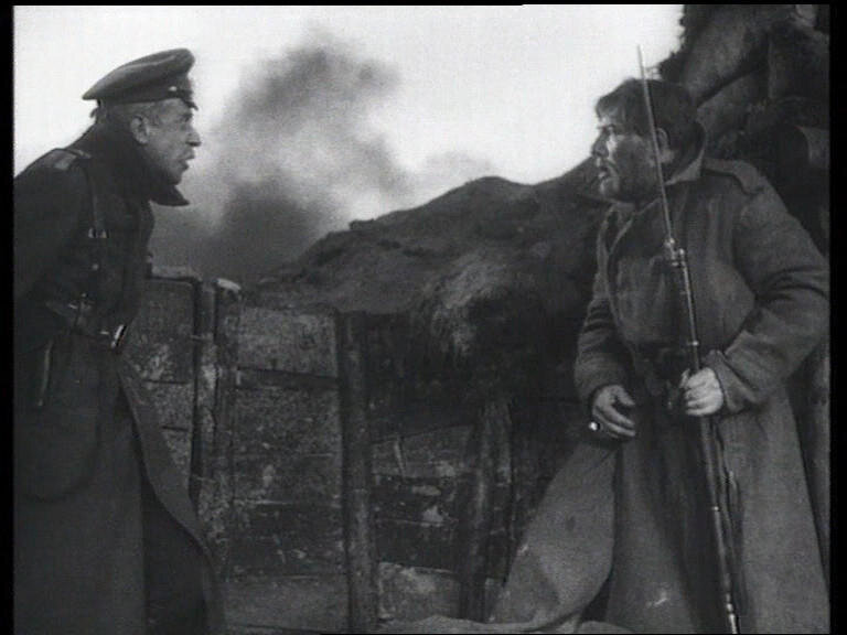 Кадр из фильма "Человек с ружьем", 1938 г.