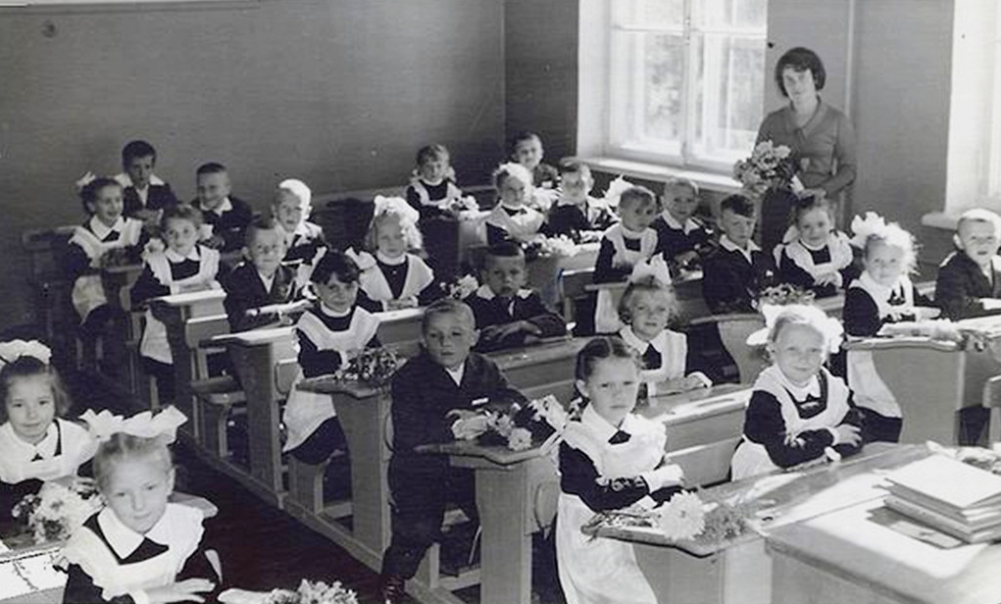 Школьники 60-х. Фото из интернета.