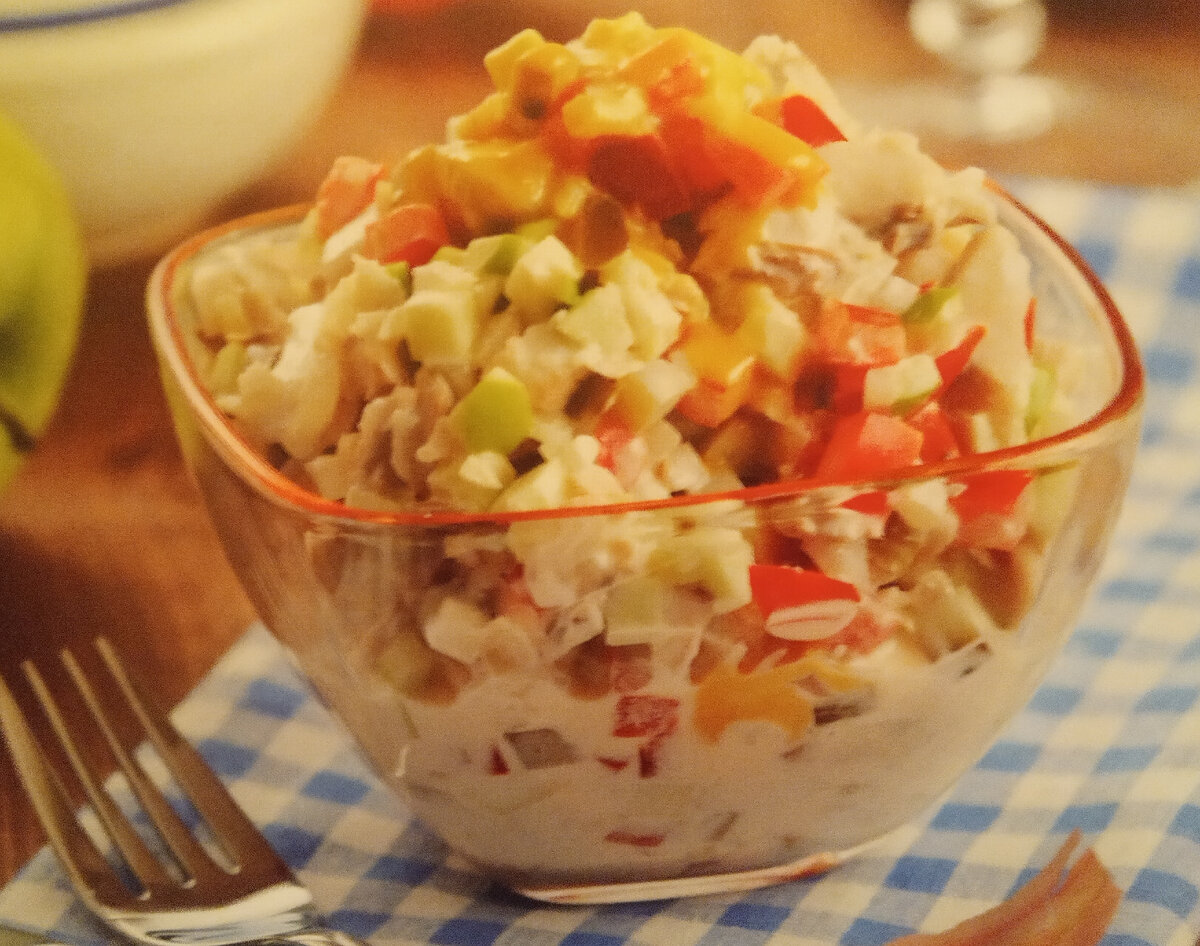 Готовый салат "Копенгаген".