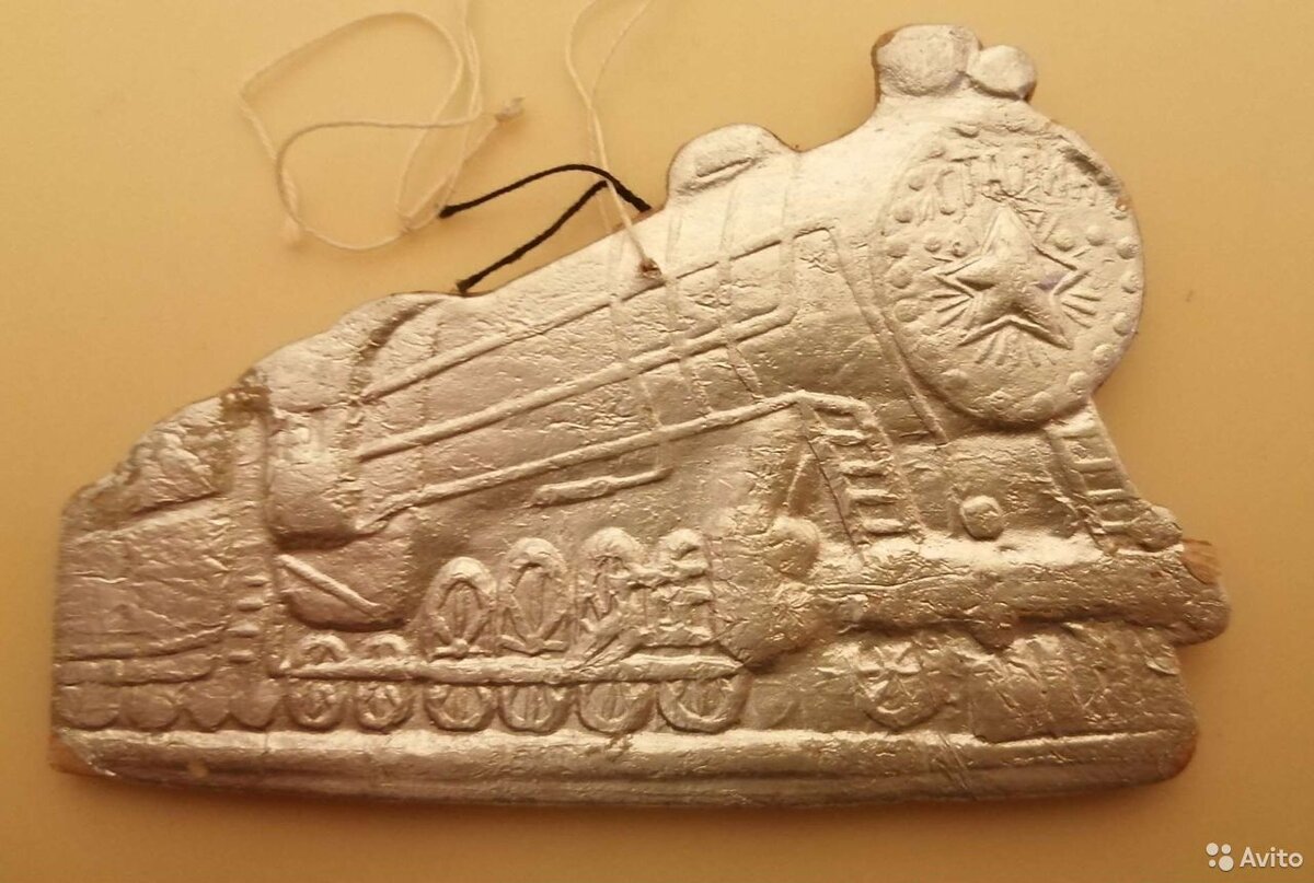 Паровоз серии ИС. Картон